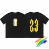 Camisetas masculinas Black No.23 camiseta homens mulheres 1 1 Melhor qualidade de camiseta de moda casual high street vintage tops tee t2221130