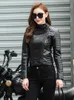 Vestes pour femmes Fitaylor Printemps Automne Femmes Punk Veste en cuir PU Faux Basic Bomber Moto Manteau Noir 221130