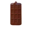 DIY Silicone Mold 12 Even Chocolate Fondant Molds Candy Bar Mould Cake Decoration Kitchen Baking tool