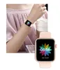 H10 Tipo de correa de mu￱eca Smart Watch 1.69 pulgadas Full Touch Bluetooth Implaz de agua Mujeres Temperatura meteorol￳gica Medici￳n de frecuencia card￭aca Alarma Monitoreo del sue￱o