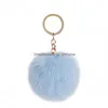 Schlüsselringe 8cm süße Mädchen flauschiger Pelz Ball Pom Schlüsselbund Frauen Kaninchen Pompon Schlüsselkette Tasche Auto Schmuck Schmuck Hochzeitsfeier Geschenk Drop d Dhgtw