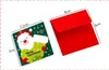 기타 이벤트 파티 용품 24 PCSLOT 크리스마스 인사말 카드 어린이 미니 축복 S 봉투 연도 엽서 선물 XMAS 221201