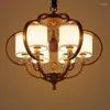 Pendant Lamps Chinese Corridor Restaurant Living Room Lights Antique Staircase Study Modern Style Balcony Lantern Small Chandelier