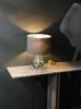 Bordslampor post-modern stil kristalllampa kreativ mjuk dekoration lyx sovrum sovrum hem studie varm dekorativ