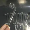 14cm Gebogen Glazen Oliebranders Bong Waterpijpen met verschillend gekleurde glazen balancer voor het roken van pijpaccessoires
