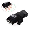 Super Cool 1 Stück Rot Grün Laser Handschuhe Tanzen Bühnenshow Licht mit 4 Stück Laser und LED Palm Licht für DJ Club Party Bars