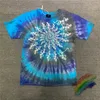 Men's T-Shirts Tie Dye Vintage Skull Print T-Shirt Men Women 1 1 High Quality Swirl Pattern Top Tee T Shirt T221130