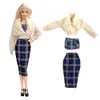 Accessoires de poupée 1x jupe à la mode pour 1 6 tenues décontractées gilet chemise pantalon robe vêtements de maison pour JJ 221130