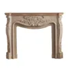 Fireplace American rural solid wood fireplaces frame Living Room Furniture in house imitation marble porch wedding decoration online red photography props