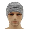 Herfst winter volwassen slouchy beanie hoed gebreide vrouwen mannen met dubbele laag schedels caps hoeden voor meisjes