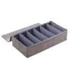 Clothing Storage Simple Adjustable Divider Underbed Bins Cotton Flax Wide Application