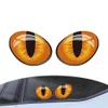 Cute Simulation Cat Eyes Car Stickers 3D Vinyl Decal for Rearview Mirror Car Head Engine Cover Windows Decoration