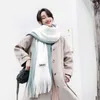 Korean Scarves for Women In Autumn and Winter Warm Knitting Versatile Ins for Girls Cute