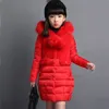 Down Coat Teenage Girls Warm Fur Winter Long Jacket Fashion Thick Kids Hooded For Girl Outerwear 4 10 Years Baby Clothes 221130