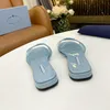 Med Box Black White Transparent Flat Slide Slippers for Women Leather Slides Sandaler Fashion Casual Mules Summer Beach Pool9153335