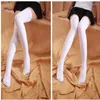 Sportsocken Sexy Medias Schwarz Weiß gestreift Lange Frauen über Knie Oberschenkel hoch Die Strümpfe Damen Mädchen warm