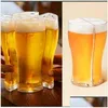 Wine Glasses Super Schooner Beer Glass Mug Cup 4 In 1 Beers Separable Carry Wine Glasses Bar Party Home Cca12657 Sea Shipp M Dhgarden Dhqip