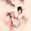 Сценическая ношение Ling Chun Q китайское годовой год гала -пипа играет костюм ханфу для женщин