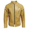 Hommes en cuir Faux mode peau de cheval naturelle veste hommes peau de vache cirée à l'huile véritable manteau mince mâle vêtements automne poitrine 128cm M002 221130