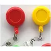 Party Favor Party Favor Retractable Lanyard Id Card Badge Holder With Clip Keep Key Cell Phone Keychain Ring Reels 7 O2 Drop Deliver Dh7Ow