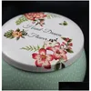 Other Kitchen Storage Organization Retro Flower Tea Case Creative Wedding Favor Classical Tin Candy Box Color Small Gifts Dhgarden Dhge8