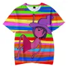 Camicie da uomo 2022 cartone animato The mezzanotte gospel 3d fresco t-shirt corto t-shirt casual estate morbidi uomini/donne/bambini sciolti