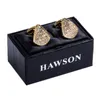 Enlaces de manguito Hawson Crystal Magflinks para hombres Fashion Luxury Irregular French Shirt Accesorios de alta calidad 221130