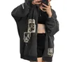 2023 zip up hoodie grunge exthetic switshirt scenshirt with Zipper Vintage y2k tops kawaii coat spring antumn streetwear 220727