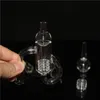 Rookset Quartz Diamond Loop Banger Nail Oil Knoop Recycler Carb Cap Dabber Insert Bowl 10 mm mannelijk voor waterleidingen