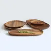 Decorative Plates Natural Wood Square Serving Tray to place vegetables fruits snacks cakes candies cookies Home decoration Bread Wooden plate 221201