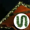 Flores decorativas Garland de Natal Artificial com 30 luzes de fadas LED 27 m Festival Holiday Ornament