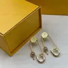 Luxur Diamond Ball Designer Jewelry Set Gold Chain Halsband Womens Studs Fashion Earrings Creative Clip Shape Men f Bangle With Box New