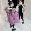 Down Coat Children Girl Jacket Dikke 9 Winter 8 Warm Fashion Parka Hooded Outerwear Deskleding For Kids Girls Clothing 10 12 13 14t 221130