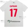 22 23 AC Monza voetbaltruien Caprari #17 Gytkjaer #9 Valoti #10 2022 2023 Home Red Away White Jersey Gytkjaer Sensi Ciurria Nieuwe sportvoetbal Shirts Men Size S-XXL Top