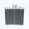 Fiaschette in pelle Whisky Flagon a prova di perdite Fiaschette in acciaio inossidabile da 6 once Vaso da vino portatile da esterno 7 35Ls C R Drop Delive Dhgarden Dhcmd