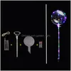 LED -str￤ngar ballong ljus colorf bobo boll led str￤ng transparent f￶r jul halloween br￶llop fest hem dekoration drop leverera dhhim