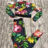 Tute da donna di lusso a maniche lunghe Sport estivi Set da yoga Slim Fitness Swim Diving Costumi da bagno da surf