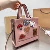 Totes Bags bolsa de luxo bolsas femininas de couro de grife Moda Compras Bolsa Rosa Ombro Bolsa tiracolo grande bolsa duffle 221201