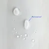 Duş perdeleri beyaz su geçirmez kalın düz renkli banyo el banyo küveti için kancalar ile geniş geniş banyo kapağı 221130