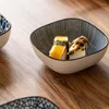 Bowls Japanese Tableware Ceramic Bowl Taste Dish Small Plate Vinegar Seasoning Snack Soy Sauce Dishes Porcelain For Kitchens