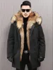 Mens Jackets Clothing Winter Parka Mink Liner Detachable Fur Coat Long below the Knee Overcoat Coats men jacket 221130