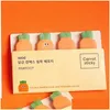 اللوازم المدرسية المكتبية الأخرى Kawaii Carrot Notes Sticky Notes Creative Office Decor Paper Memo Pad Supplies Decoration Japanese Station DHLWF