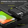 shockproof Armor Cases Kickstand Slide Camera Cover Impact-Resistant Bumpers For Samsung Galaxy A22 A32 A12 4G 5G A52 A72 A42 M42 A82 A02 M02