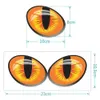 Leuke simulatie Cat Eyes Auto Stickers 3D Vinyl Sticker voor achteruitkijkspiegel auto hoofd motorafdekking ramen decoratie