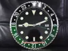 Hot Selling Clocks Home High Quality GMT Watch Wall Clock 34 cm x 5 cm 1,5 kg rostfritt stål Luminova kvarts Analog rörelse 116610 126710 116719 Klockor Modellklocka