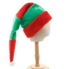 Cappelli da festa Rosso Verde a strisce Peluche Cappello di Natale Festival Decorazioni per feste Cappello da elfo Cappello da clown Decorazioni natalizie 221201