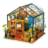 Puzzles Robotime Rolife Diy Drewen Miniature Dollhouse Ręcznie robione dla lalek Dom Model Zestawy budowlane zabawki dla dzieci dorosłych 221201