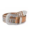 2022 디자이너 남성 여성 반짝이는 다이아몬드 벨트 반짝이는 모조 다이아몬드가있는 멀티 컬러