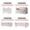 Sandalye, oturma odası için elastik kanepe kaplar Slipcovers streç kanepe kapağı koruyucusu 1/2/3/4 Seever