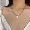 Tour de cou EN Hip Hop Punk couleur argent Simple amour coeur pendentif à breloque collier chaîne Chokers pour les femmes fête bijoux cadeaux